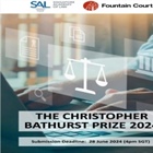 ADV: The Christopher Bathurst Prize 2024 (Win a two-week internship in London)