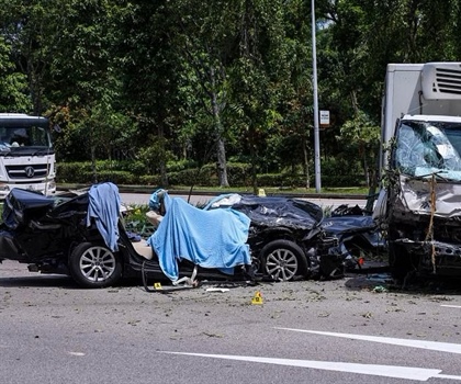 Driver in crash that killed NUS law professor was checking GPS on phone