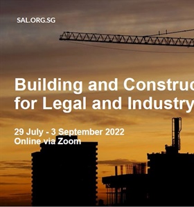 ADV: Building and Construction Law Course for Legal and Industry...